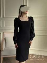 پیراهن دالقیچ آستین ساتن