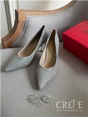 کفش مجلسی تمام نگین پاشنه 7 سانت