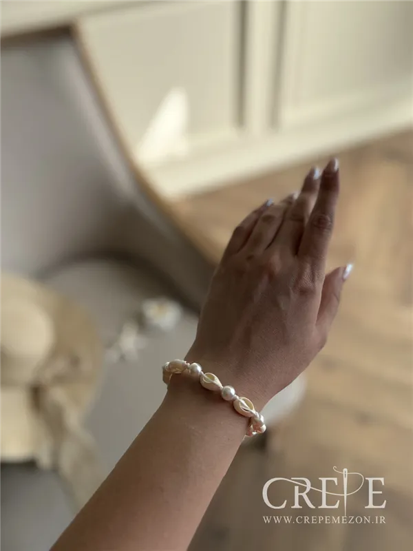 دستبند پابند صدفی
