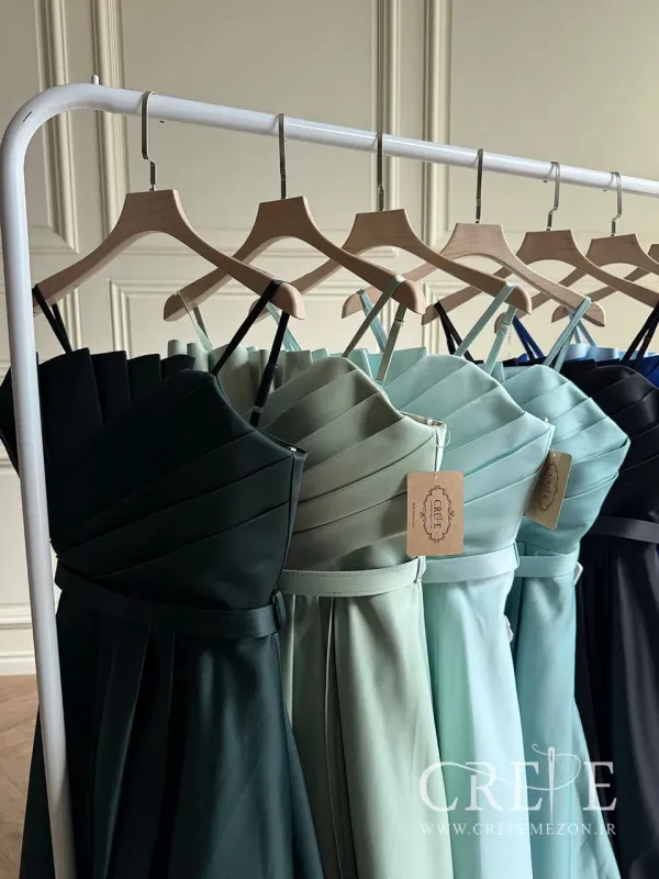 ماکسی صدفی ساتن آمریکایی