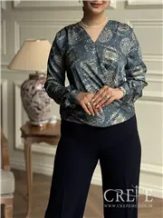 شومیز ساتن چپ و راستی