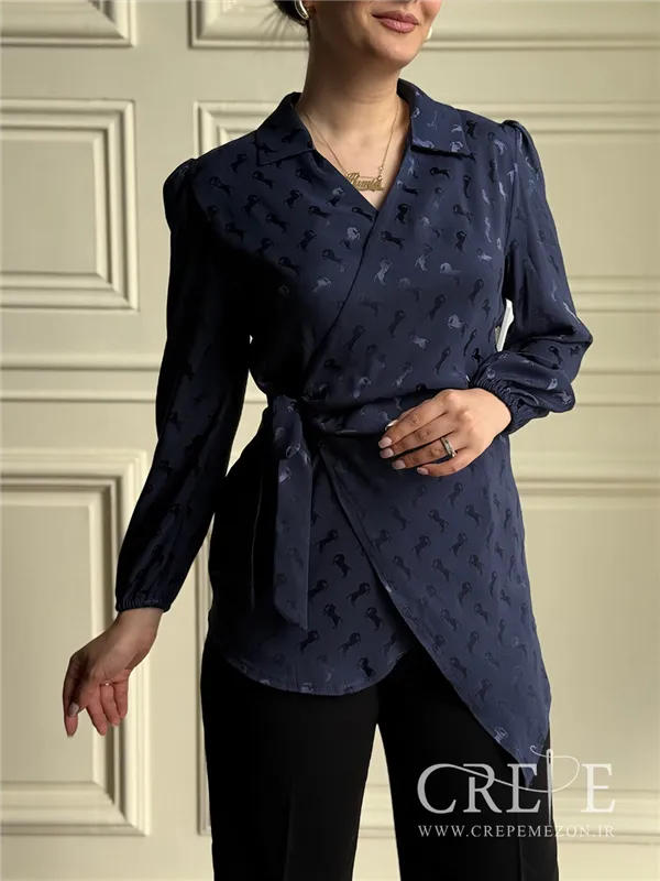 شومیز چپ و راستی بغل گره ای هرمس