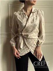 شومیز چپ و راستی بغل گره ای هرمس