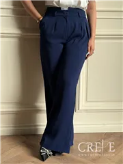 شلوار نیم بگ پیله دار قد 107