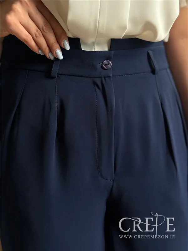 شلوار نیمبگ پیله دار قد 107