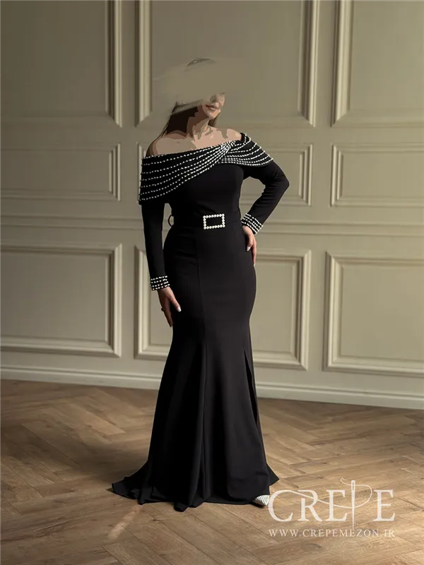 ماکسی والن دار مرواریدی 