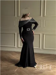 ماکسی والن دار مرواریدی 