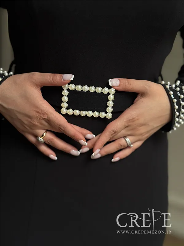 ماکسی والن دار مرواریدی 