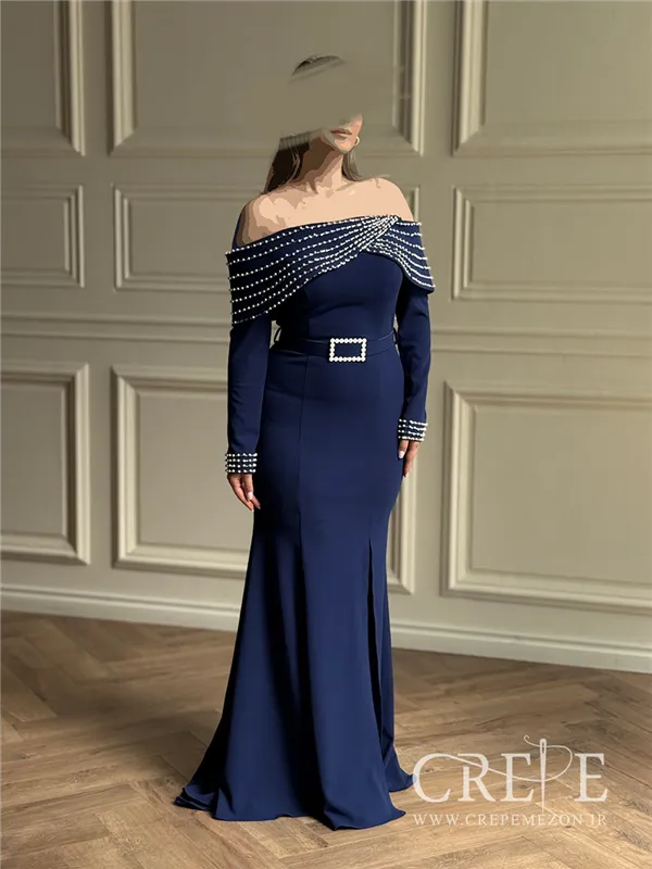 ماکسی والن دار مرواریدی 