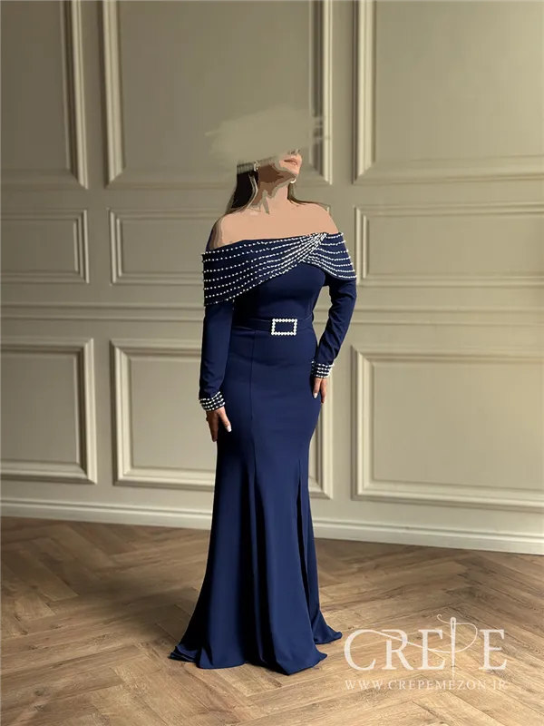 ماکسی والن دار مرواریدی 