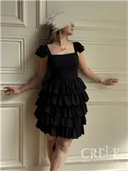 پیراهن عروسکی دامن چیندار