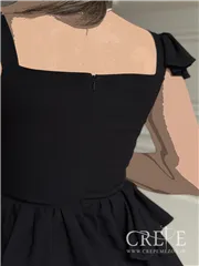 پیراهن عروسکی دامن چین دار