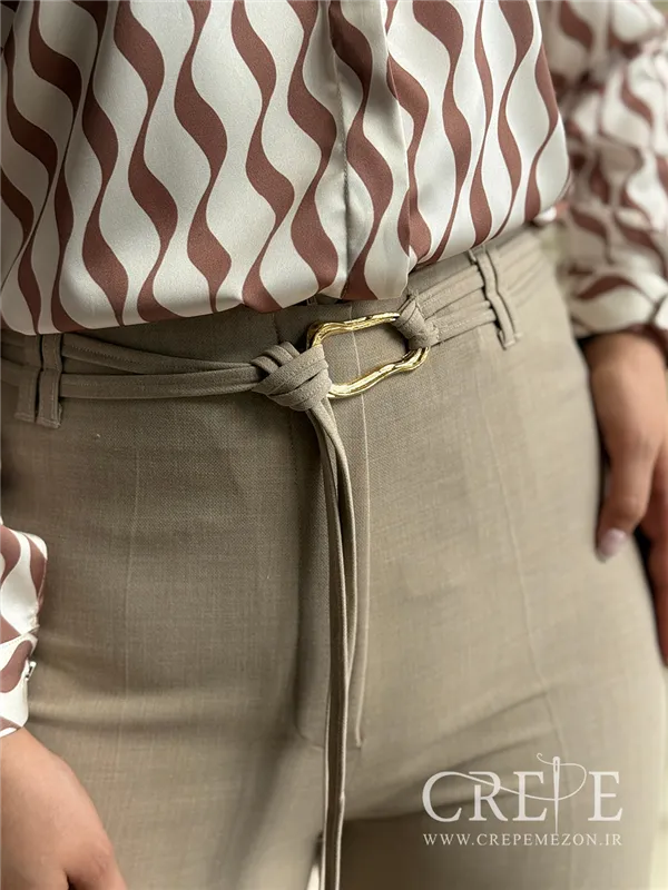 شلوار واید فلورانس سگک دار قد 110