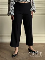 شلوار لینن نیم بگ قد 90