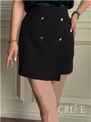 دامن جلو دکمه نما قد 40