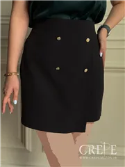 دامن جلو دکمه نما قد 40