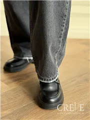 جین نیم بگ سایز بزرگ قد 107