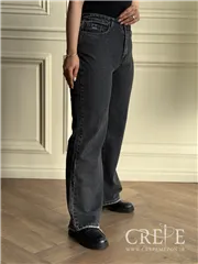 جین نیم بگ سایز بزرگ قد 107