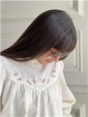 شومیز گلدوزی لینن نچرال 