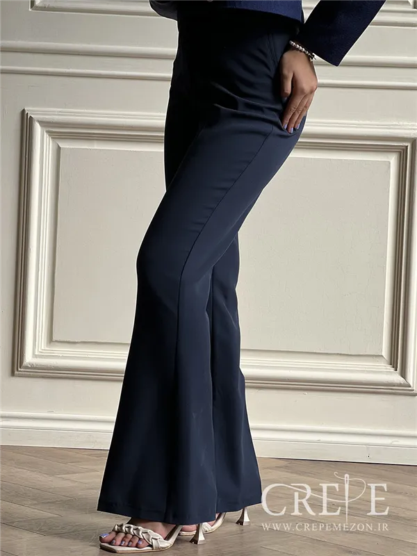 شلوار بوت کات کرپ پشت کش