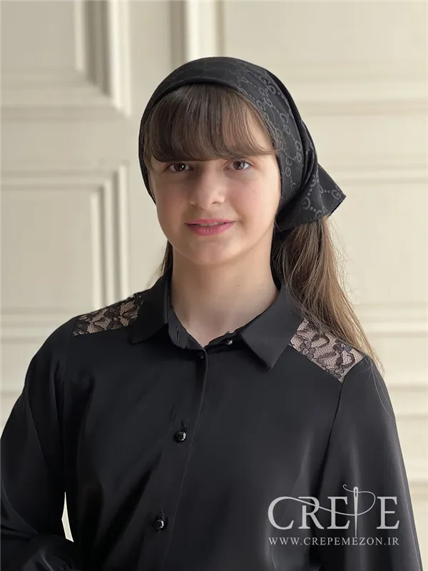 شومیزالیزه یقه مردانه سرشانه گیپور