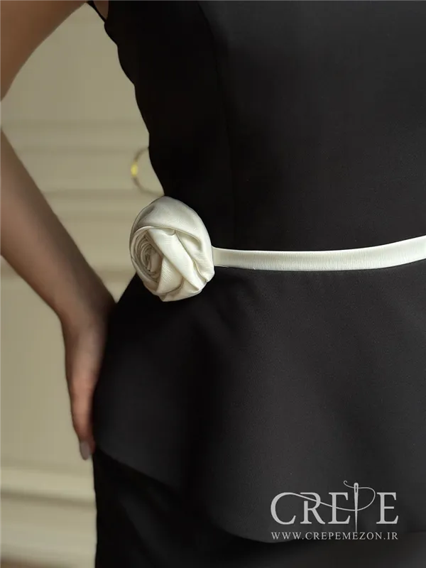 پیراهن میدی تک گل