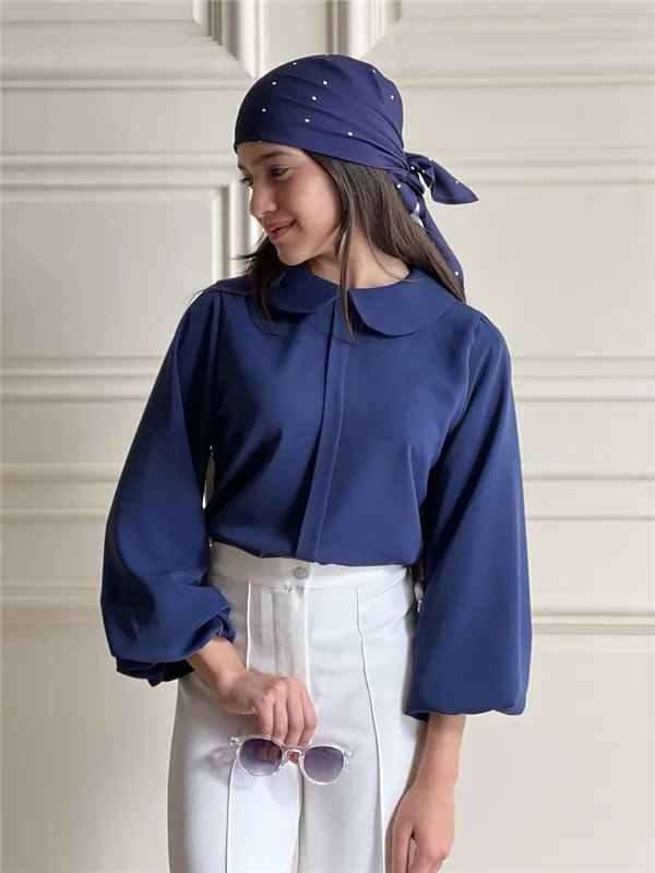 شومیز الیزه یقه ب ب