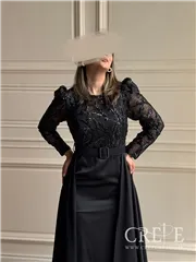 ماکسی دو دامنه ساتن و پنل