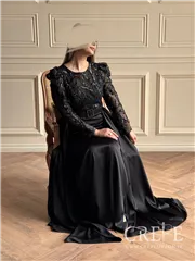 ماکسی دو دامنه ساتن و پنل