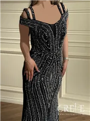 ماکسی دالقیچ مروارید دوزی