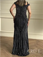 ماکسی دالقیچ مروارید دوزی