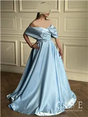 ماکسی دکلته ساتن براق