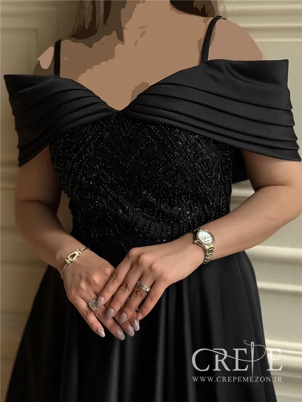 ماکسی یقه دراپه یلدا