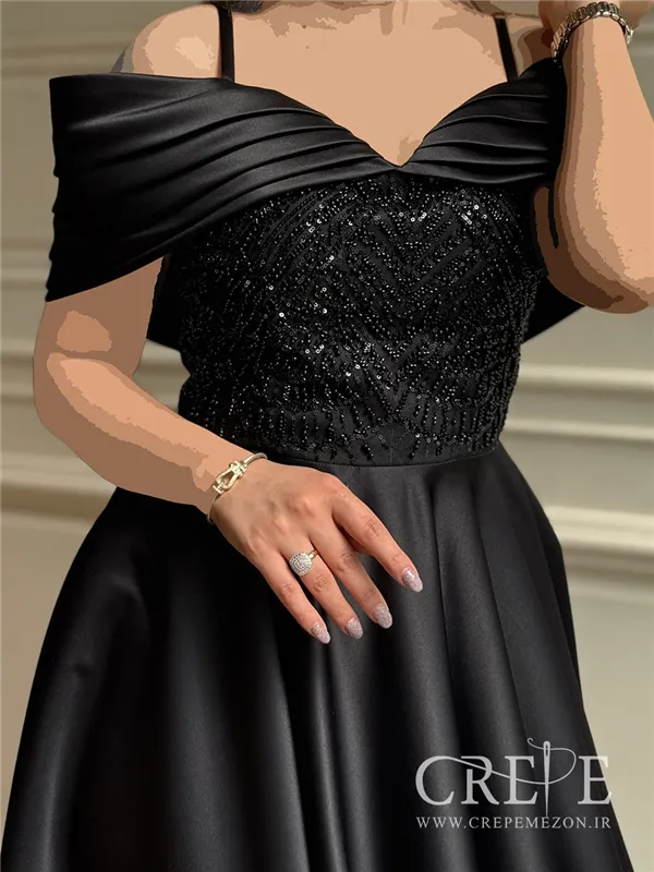 ماکسی یقه دراپه یلدا