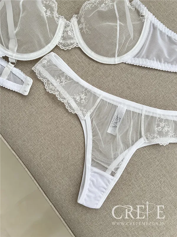 ست توری شکوفه دار ژینا