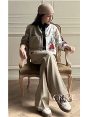 ست کت وشلوارتیکه دوزی