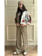 ست کت وشلوارتیکه دوزی