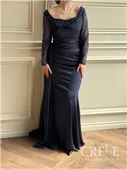 ماکسی چپ و راستی آستین کار شده نیلا