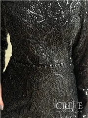 پیراهن یقه گرد پولکی