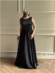 ماکسی ساتن کمر سنگ دوزی 