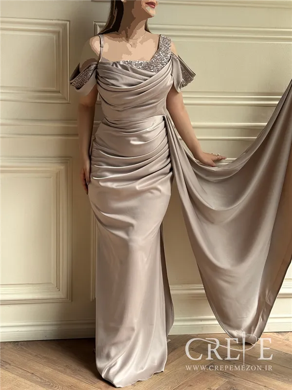 ماکسی ساتن تک شال هلیا