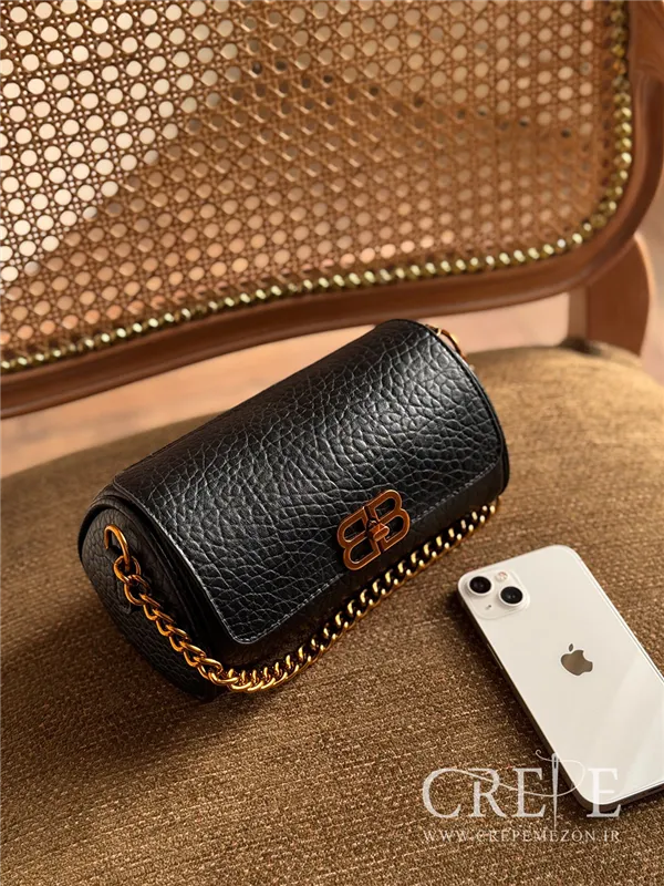 کیف استوانه ای سگگ طلایی