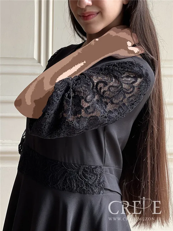 پیراهن مازراتی آستین گیپور