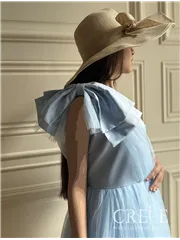 پیراهن سرشانه پاپیون