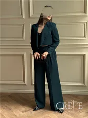 کت شلوار و تاپلکس سه تیکه