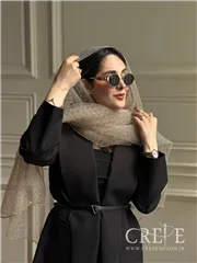 شال حریر کریشه پفکی ck