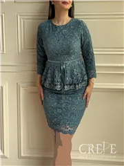 بلوز دامن مخمل گیپور