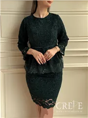 بلوز دامن مخمل گیپور