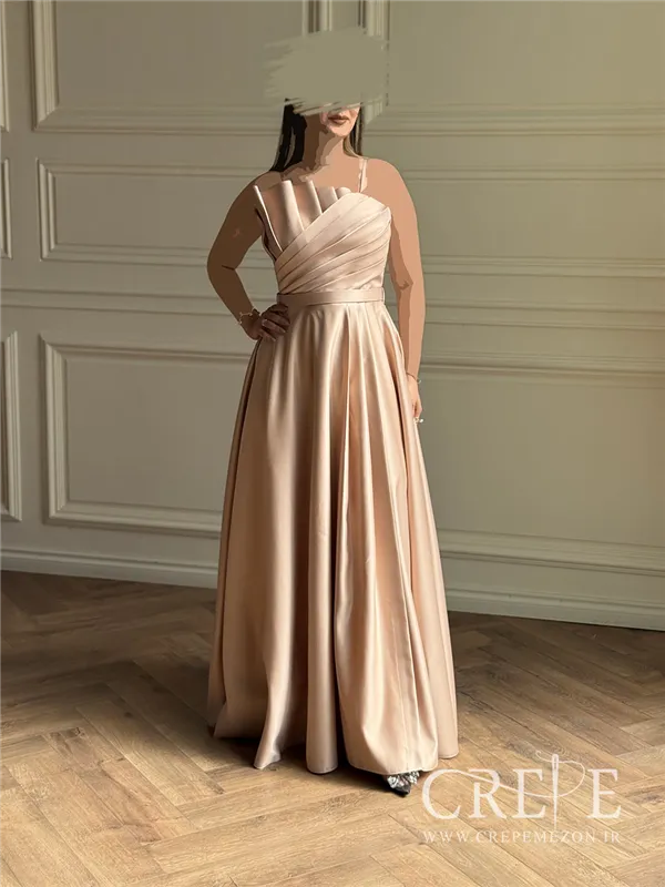 ماکسی صدفی ساتن آمریکایی