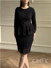 بلوز دامن مخمل گیپور